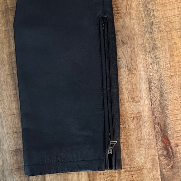 Belstaff  Fender 2.0 black Leather moto motorcycle Pants with knee pads NWT 30 - Picture 13 of 13